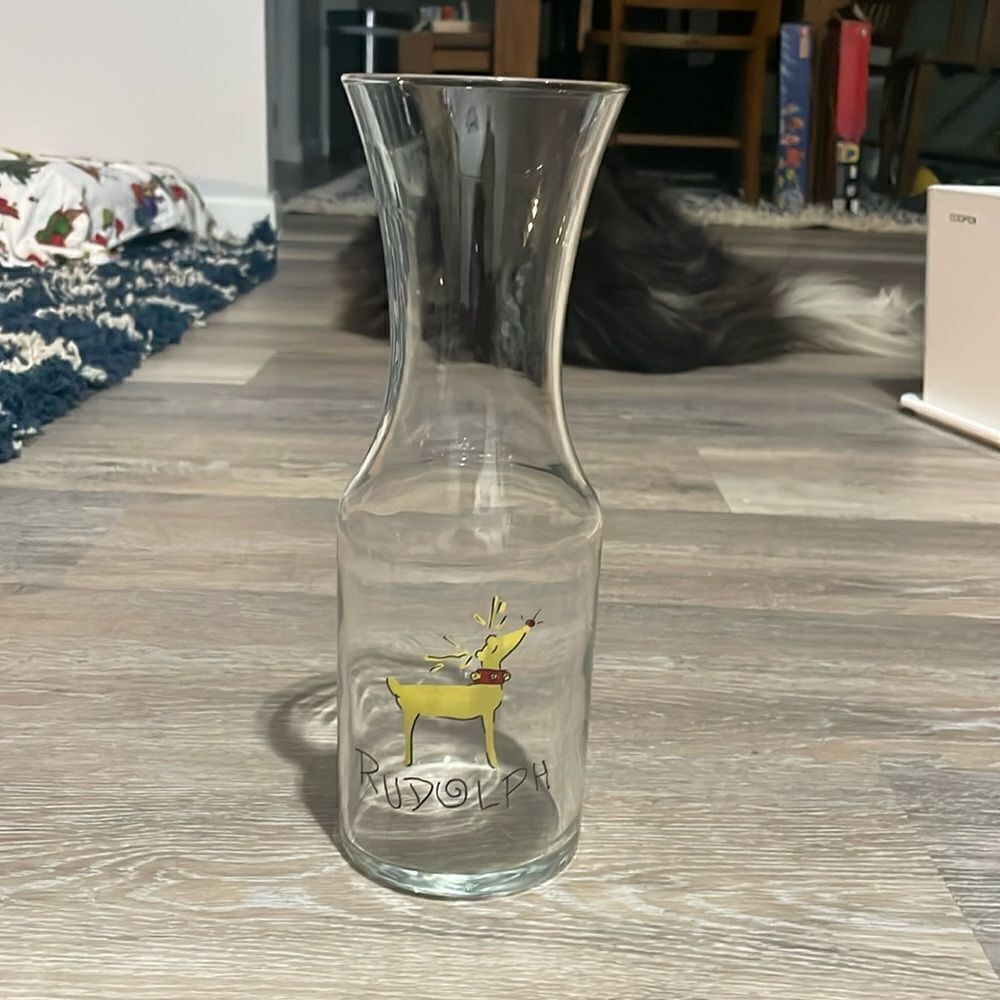Pottery Barn Rudolph Glass Carafe